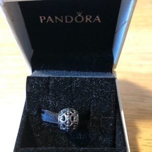 NIB Womens Pandora Silver 925 Filigree Charm